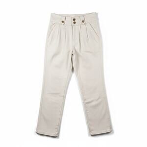 Dollhouse Womens Pleated Front Trouser Pants Cream 5/6 Academia Minimalist Y2k